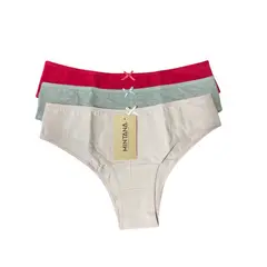 MINTANA - PACK 3 BIKINI LAZO ALGODON MUJER