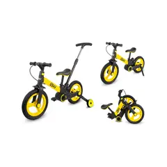 GENERICO - Bicicleta Balance Plegable 4 En1 Con Guía amarillo