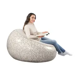 BESTWAY - Silla inflable Inflate A Chair 112 x 112 x 66 cm Gris