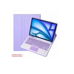 CASE - Funda Con Teclado Bluetooth Touchpad para iPad AIR 11 M2 M3 - lila