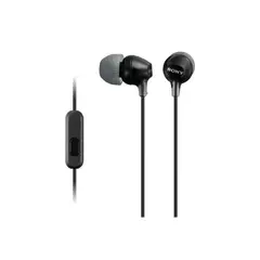 SONY - AUDÍFONOS JACK 35 MM IN EAR CON MICRÓFONO NEGRO PN MDR-EX15AP