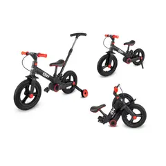 GENERICO - Bicicleta Balance Plegable 4 En1 Con Guía Rojo