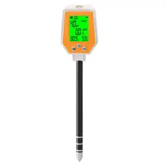 GENERICO - Medidor Digital de Suelo 6 en 1 pH Humedad Luz Temperatura