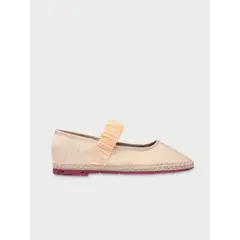 FLABELUS - Ballerina mafalda camel seda Beige