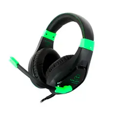 HALION - AUDIFONO HA-S8 USB 35MM GAMER 50MM BOCINAS 20-20KHZ VERDE PN HA-S8