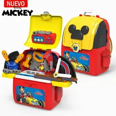 DISNEY PIXAR - Juguete Set De Herramientas Y Mochila 2 En 1 Mickey Mouse EODS008-962
