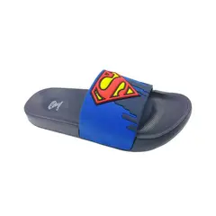 DC COMICS - Sandalias Hombre Playeras Superman Azul
