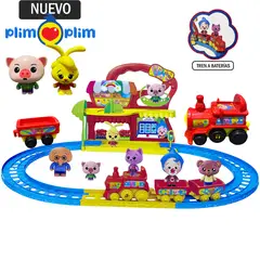 PLIM PLIM - Juguete Set Estacionamiento de Tren de 2021-16