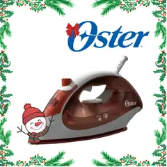 OSTER - PLANCHA CABLE GIRATORIO 180° ANTIADERENTE COLOR ROSA TANQUE DE AGUA 160 ML. MOD GCSTBS3801