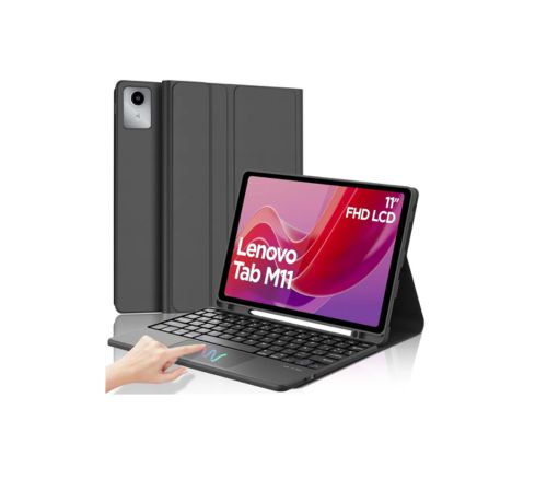 Funda con Teclado para Tablet Lenovo M11 NEGRO