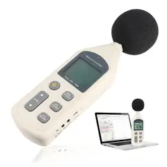 GENERICO - Sonometro Digital Benetech GM1356 Medidor de Ruido 30 a 130dB USB