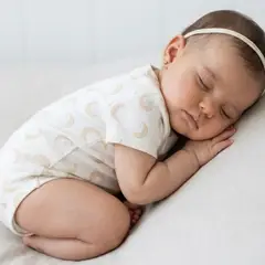 ECOBEBE - Body Bebé Manga Corta Lunas 100% Algodón Orgánico