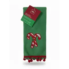 SANTINI - Toalla de Mano Navideño 28x46 cm