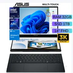 ASUS - Laptop UX8406CA-PZ073W Intel Core u9 285H , Ram 32GB, SSD 1 TB, 14" 3K OLED