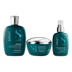 Alfaparf Milano - Pack Alfaparf Reparative Shampoo 250ml+ mask 200ml+ fluido 125ml