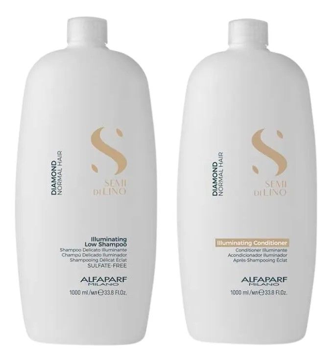 Pack Alfaparf Diamond Shampoo 1000 Ml + Acondicionador 1000 Ml