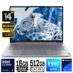 LENOVO - Laptop ThinkBook 14 G8 IAL Intel Core Ultra 5 120U Ram 16GB SSD 512GB 14" WUXGA Windows 11
