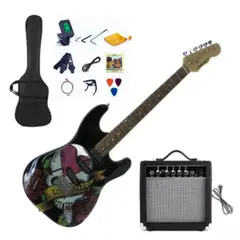 GENERICO - KIT DE GUITARRA ELECTRICA CON DISEÑO CON AMPLIFICADOR