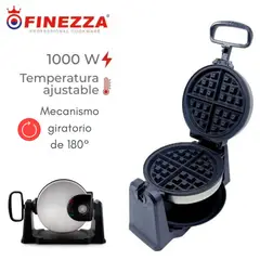 FINEZZA - Waflera Sistema giratorio de 180° FZ-822WF 1000 Watts