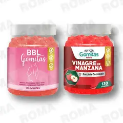 GENERICO - PACK GOMITAS BBL AGUAJE Y GOMITAS VINAGRE DE MANZANA SOTTCOR LABS