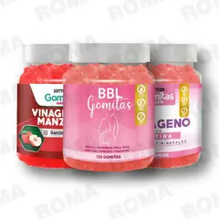 GENERICO - PACK 3 GOMITAS BBL AGUAJE VINAGRE DE MANZANA Y COLAGENO SOTTCORLABS