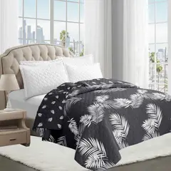 GOLDSUN - CUBRE CAMA 1 PIEZA TELA CON TELA DE VERANO 2 PLAZAS