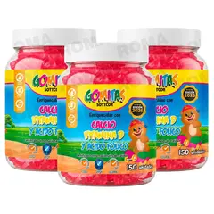 GENERICO - PACK 3 GOMITAS CALCIO NIÑOS 450 GOMITAS SOTTCOR LABS