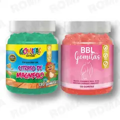 GENERICO - PACK 2 GOMITAS CITRATO DE MAGNESIO NIÑOS + AGUAJE BBL SOTTCORLABS