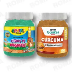 GENERICO - PACK 2 GOMITAS CITRATO DE MAGNESIO NIÑOS + CÚRCUMA SOTTCORLABS