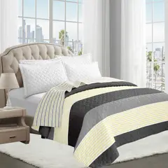 GOLDSUN - CUBRE CAMA 1 PIEZA TELA CON TELA DE VERANO 2 PLAZAS