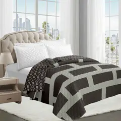 GOLDSUN - CUBRE CAMA 1 PIEZA TELA CON TELA DE VERANO 2 PLAZAS