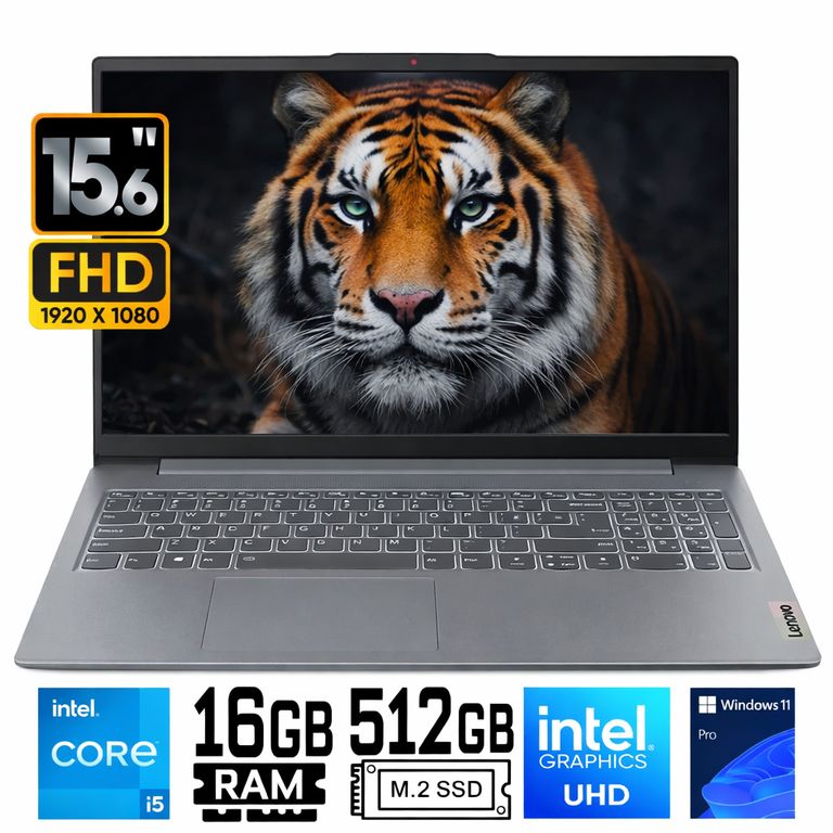 Laptop IdeaPad Slim 3 15IAH8 Intel Core i5-12450H Ram 16Gb SSD 512Gb 15.6" FHD Win11 Pro