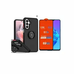 SPACE - CASE PARA SAMSUNG A17 5G AHUMADO NEGRO + MICA