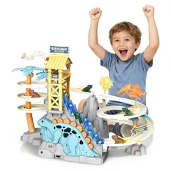 GENERICO - Juguete Pista De Dinosaurio Musical Con Luces Y Escaleras