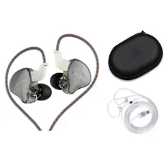 KZ - Audifonos EDC PRO con Microfono Cable Tipo C y Estuche de Regalo