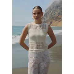 BANATY - POLO MANGA CERO DE TEJIDO NARA DE MUJER