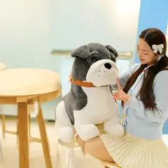 GENERICO - PELUCHE PERRO BULLDOG 70 CM