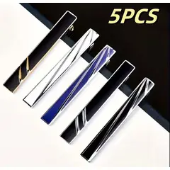 GENERICO - SET DE 5 PISA CORBATAS PARA CABALLEROS