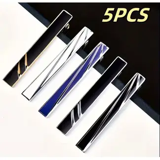 GENERICO - SET DE 5 PISA CORBATAS PARA CABALLEROS