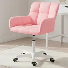 BUCKINGHAM - Silla Giratoria de Escritorio Oficina Curve Rosado