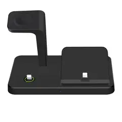 GENERICO - CARGADOR INALÁMBRICO 3 EN 1 PARA IPHONE, AIRPODS Y APPLE WATCH