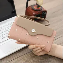 GENERICO - Billetera Floral Elegance Lolitas Rosado