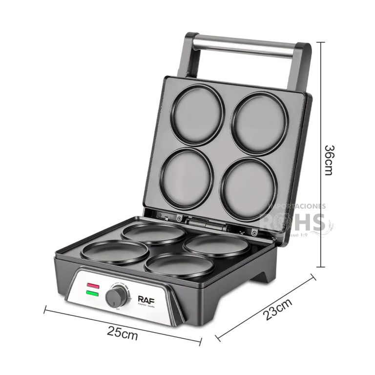Maquina Eléctrica para Preparar Cupcakes y Arepas RAF