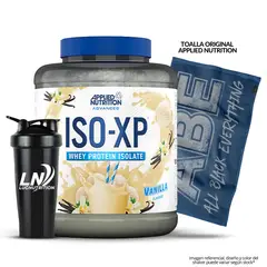 APPLIED NUTRITION - Iso XP 1.8 kg - Vainilla + Toalla Azul ABE + Shaker