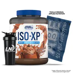 APPLIED NUTRITION - Iso XP 1.8 kg - Chocolate Dessert + Toalla Azul ABE + Shaker