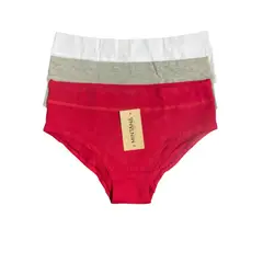 MINTANA - PACK 3 HIKINI ALGODON MUJER ROS