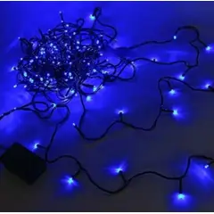 GENERICO - LUCES LINEALES 200 LED CABLE VERDE LUZ AZUL