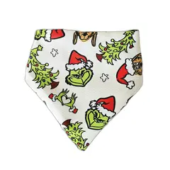 GENERICO - Bandana Navideña Grinch M para Mascota