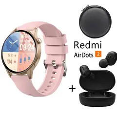 XIAOMI - Smartwatch Y80 Pro -P y Audifonos Redmi AirDots 2 y Estuche