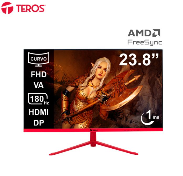Monitor Curvo Gaming TE-2473G FHD VA 180Hz 1ms